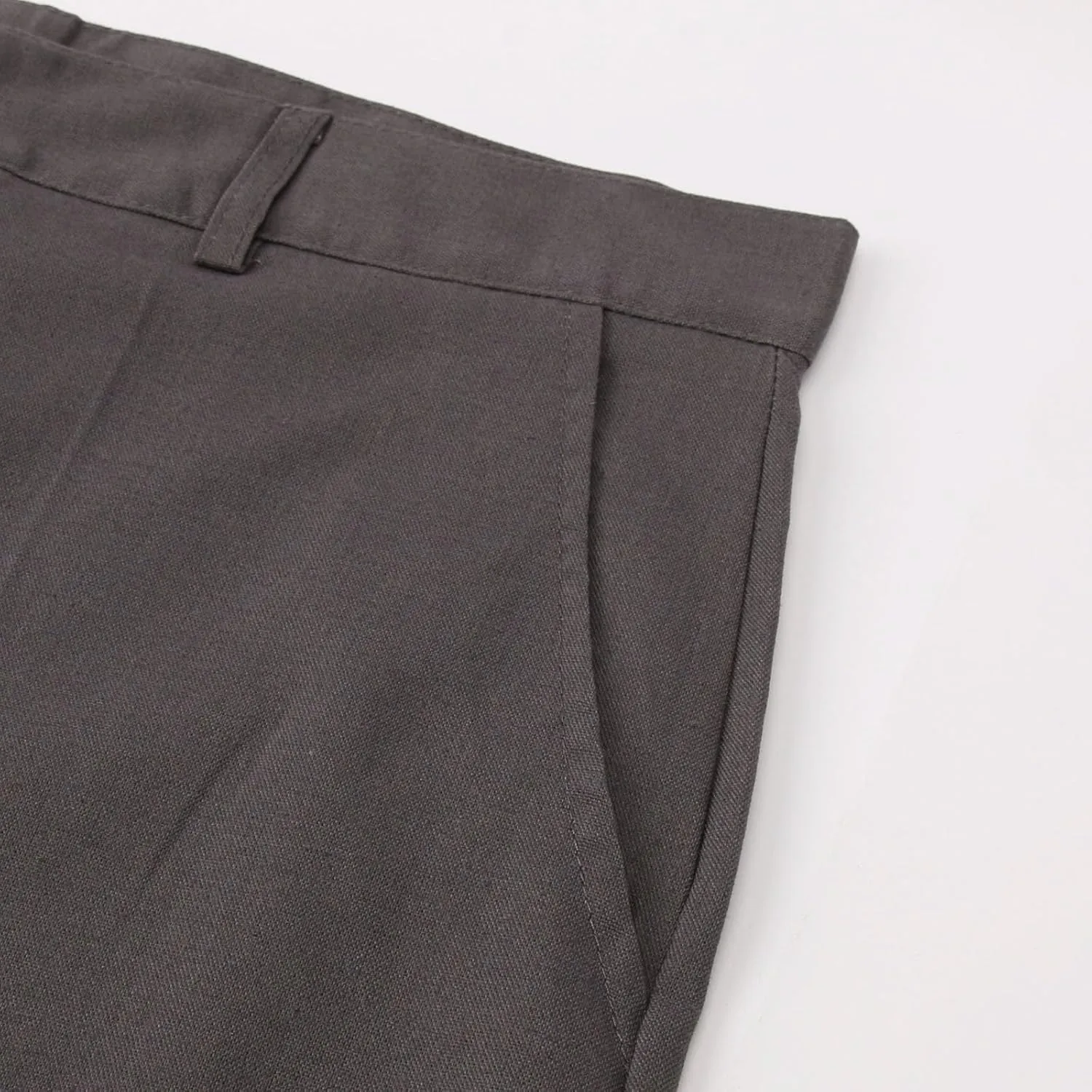 Mens Linen Dress Pants Casual Straight Leg Lounge Formal Business Trousers Baggy for Men Hemp Clothing