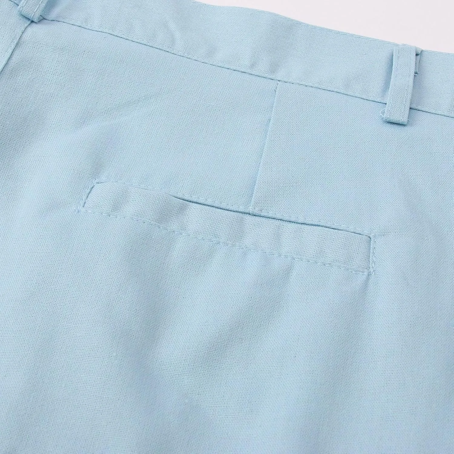 Mens Linen Dress Pants Casual Straight Leg Lounge Formal Business Trousers Baggy for Men Hemp Clothing