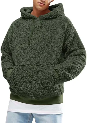 Mens Long Sleeve Hoodies Men's Casual Hoodie Sweatshirt Jacket Plush Sweater Top Lightweight Hoodies for Men