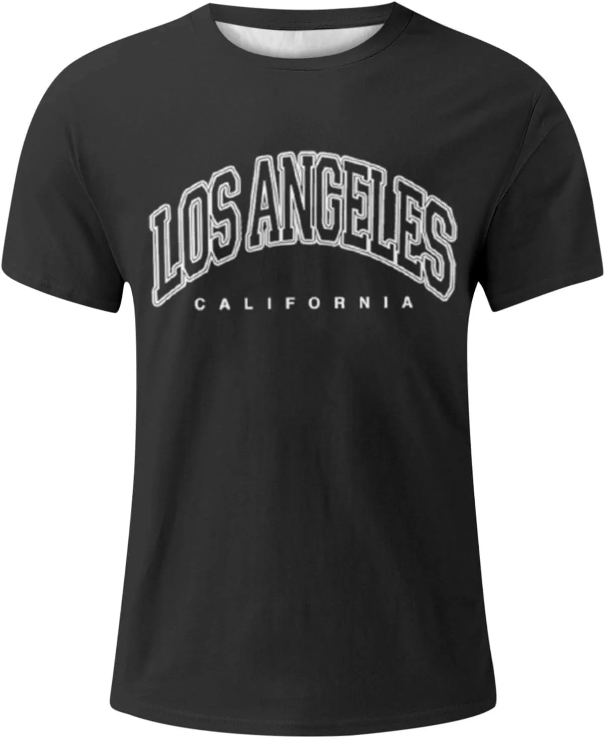 Men's Shirts Breathable Short Sleeve Printed Regular Fit Outdoor Workout Tees True Comfort Stylish Tops