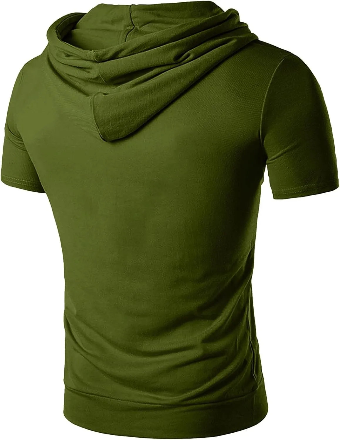 Men's Sleeveless Hoodie Shirts with Face Mask Turtleneck Compression Tank Tops Workout Gym Running Base Layer Sportswear