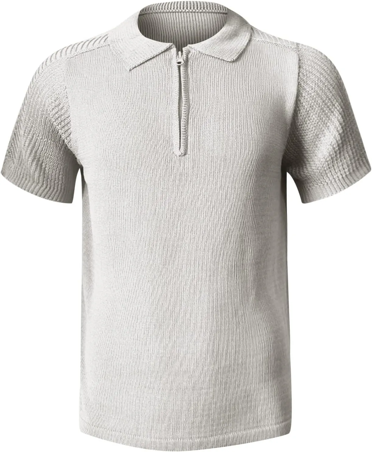 Mens Summer Striped Polos Golf Shirts Designer Pullover Modern Knit Shirts Slim Fit Short Sleeve Vintage Cardigans