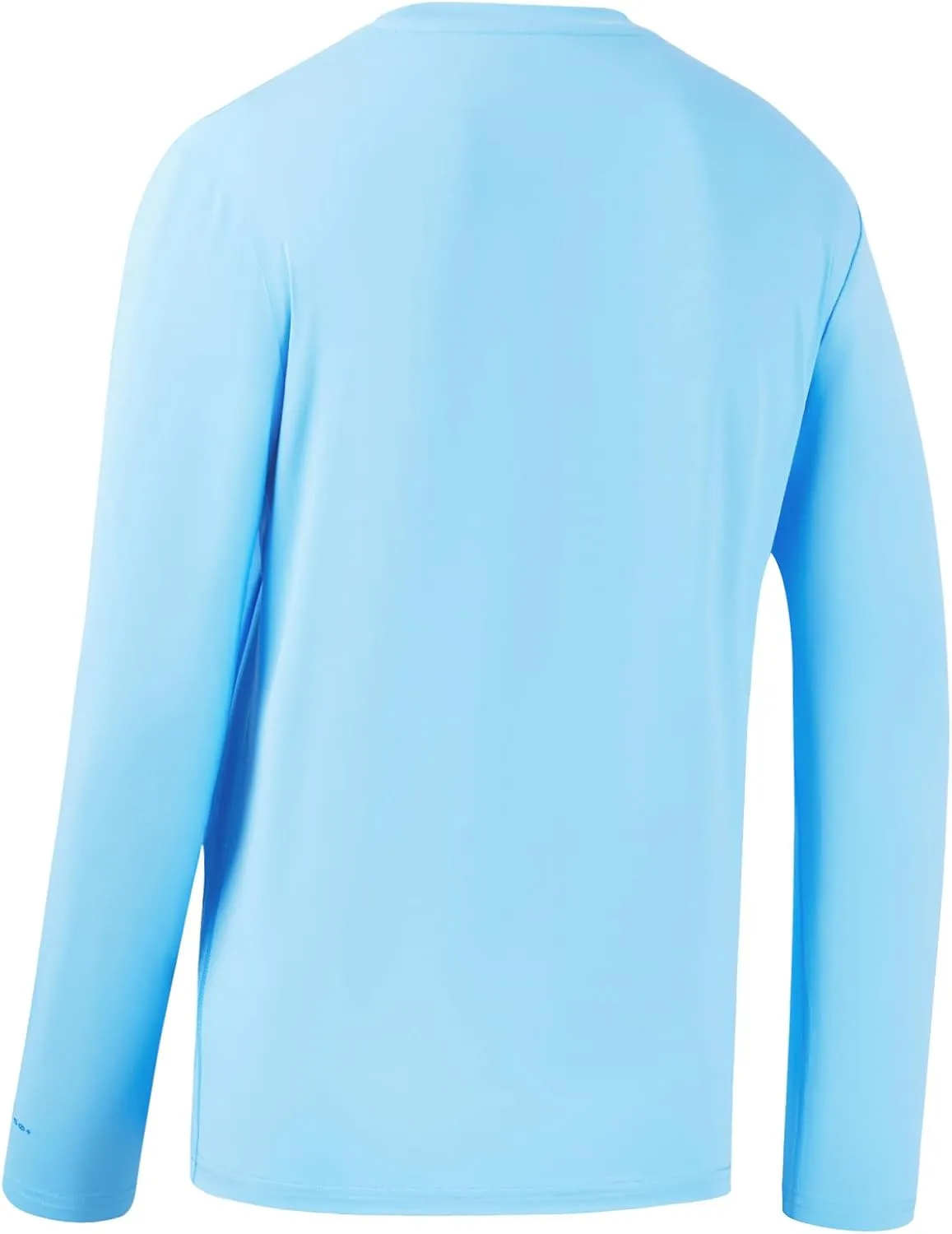 Men’s UPF 50  Long Sleeve Performance T-Shirts Permanent UV Protective Quick Dry for Everyday Hiking Fishing Beach