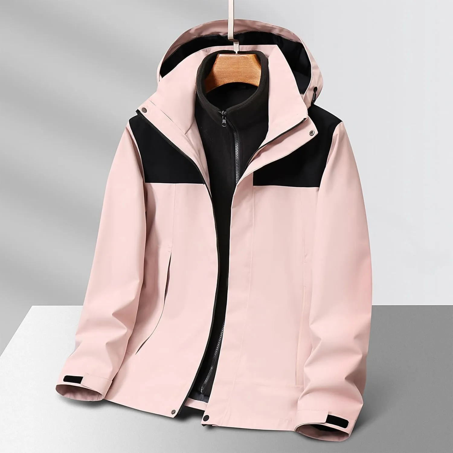 Men's Windproof Jacket Casual Fashion Casual Lightweight Jackets Hooded Outdoor Mountain Hiking Fishing Travel Coats