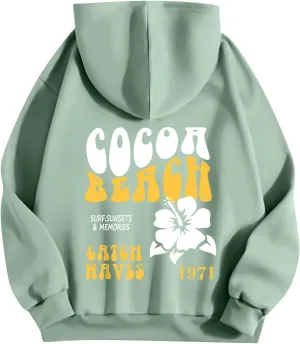 Oversized Sweatshirt For Women,Womens Trendy Letter Print Hoodies Casual Long Sleeve Hoodies With Pockets