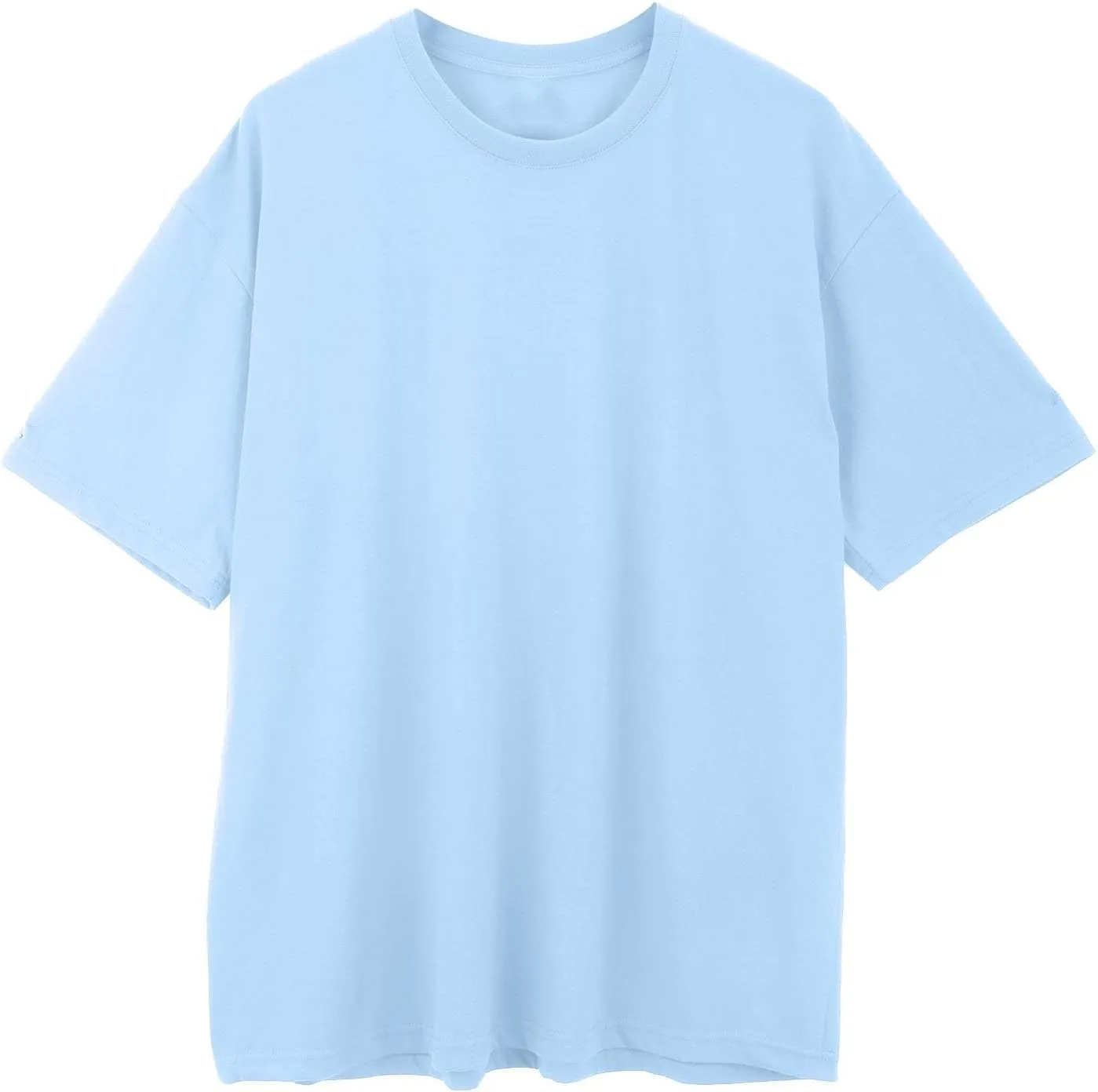 Oversized Tshirts for Women Basic Solid Loose Fit Casual Tops Crewneck Short Sleeve Summer Tees