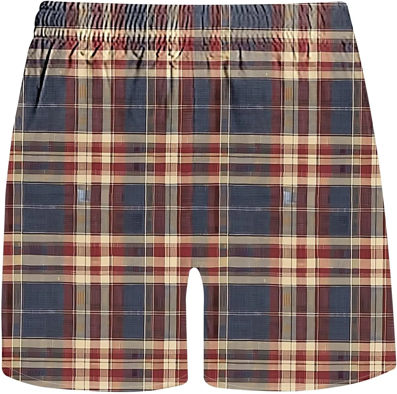 Pants for Man Fall Summer Track Gym Beach Hawaiian Pleated Fish Net Plaid Pants Shorts Sweat Pants Mens 2025