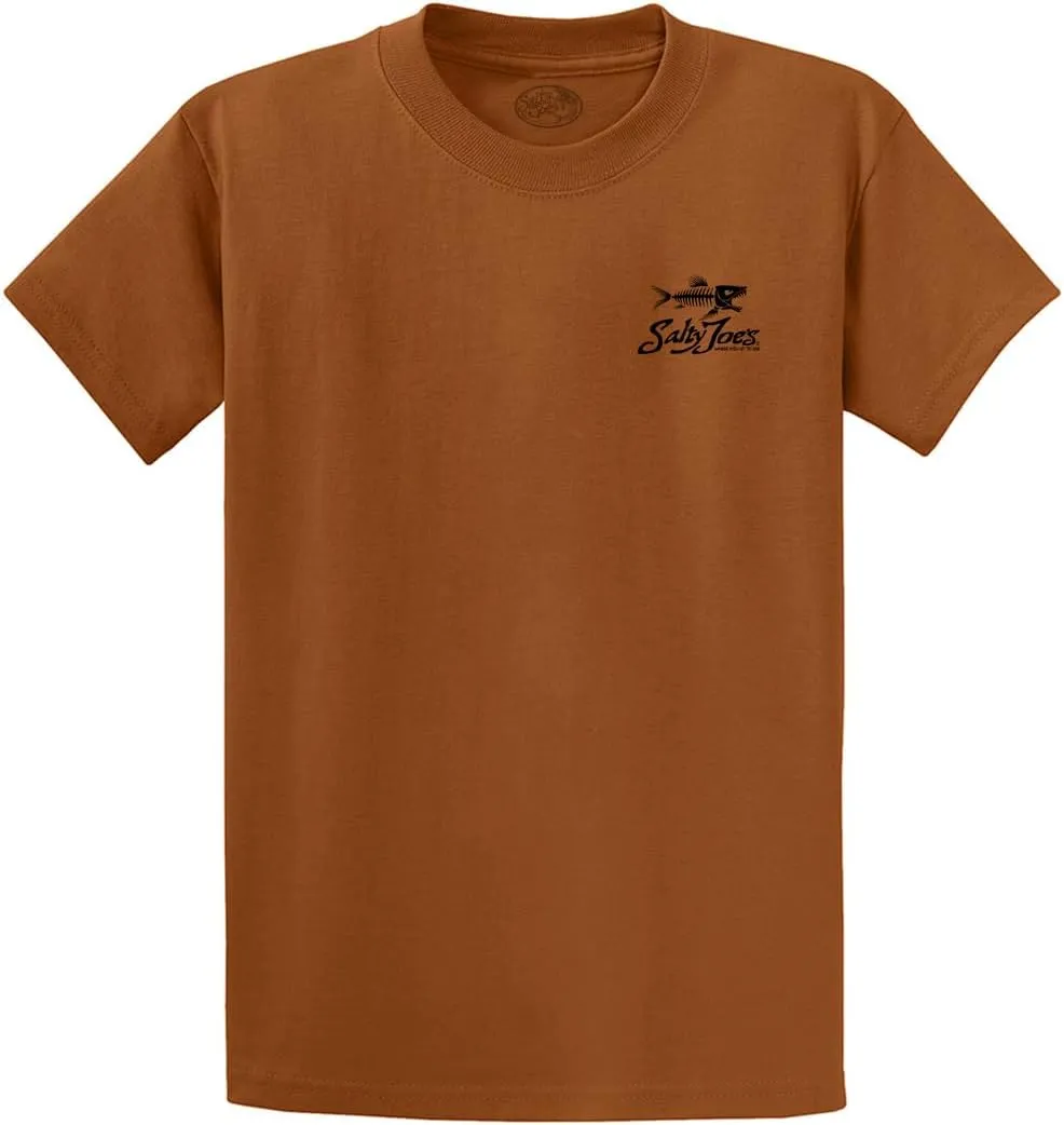 SALTY JOES Mens Graphic Logo Heavyweight Cotton T-Shirts in Regular, Big and Tall