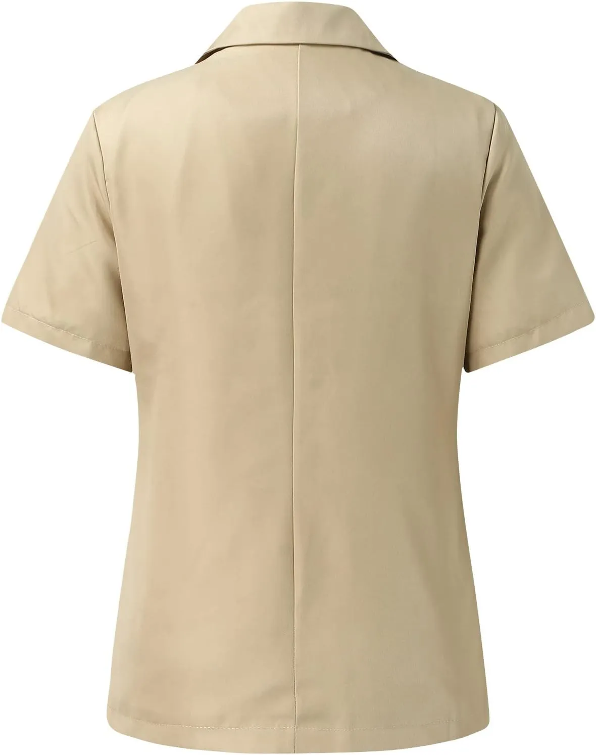 Short Blazers for Women Blazers Dressy Casual Short Puff Sleeve Open Front Office Blazers Bussiness Jackets Work Suit
