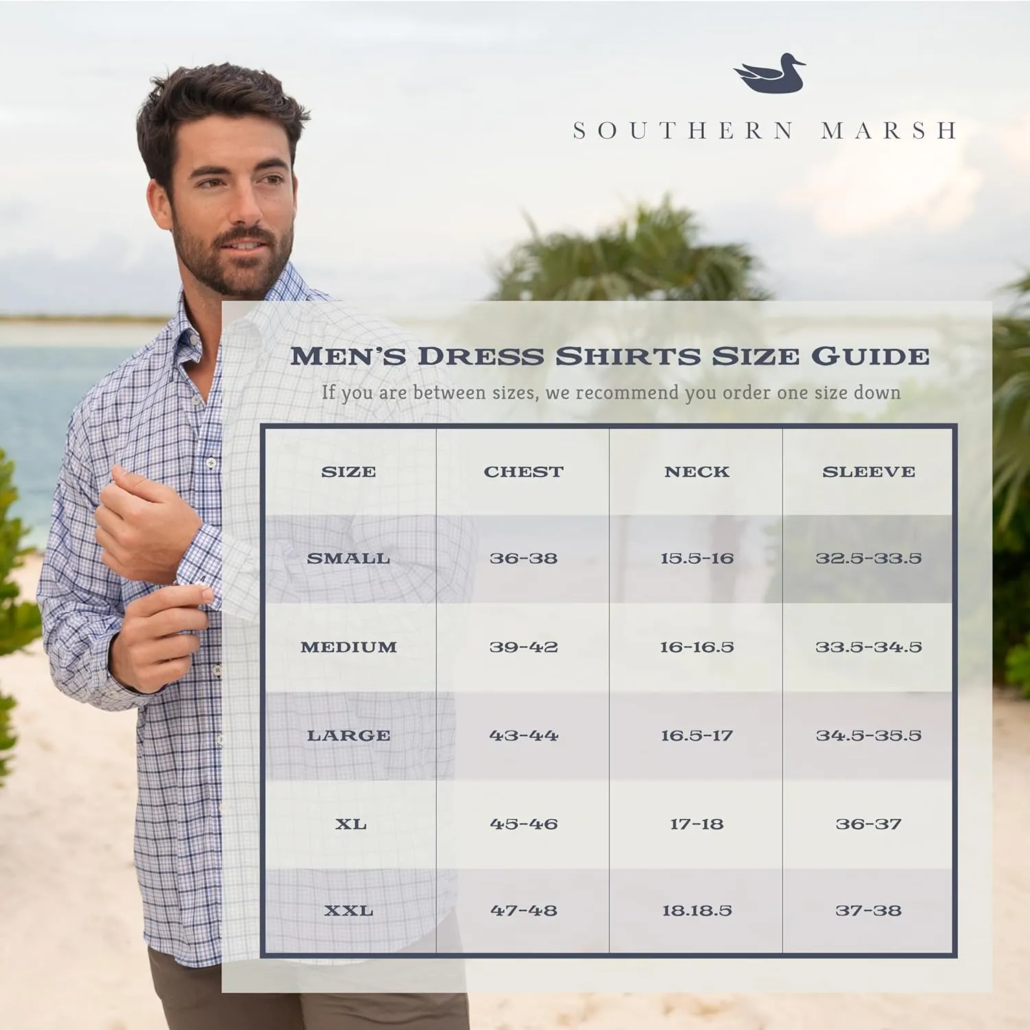 Southern Marsh Hays Performance Check Dress Shirt