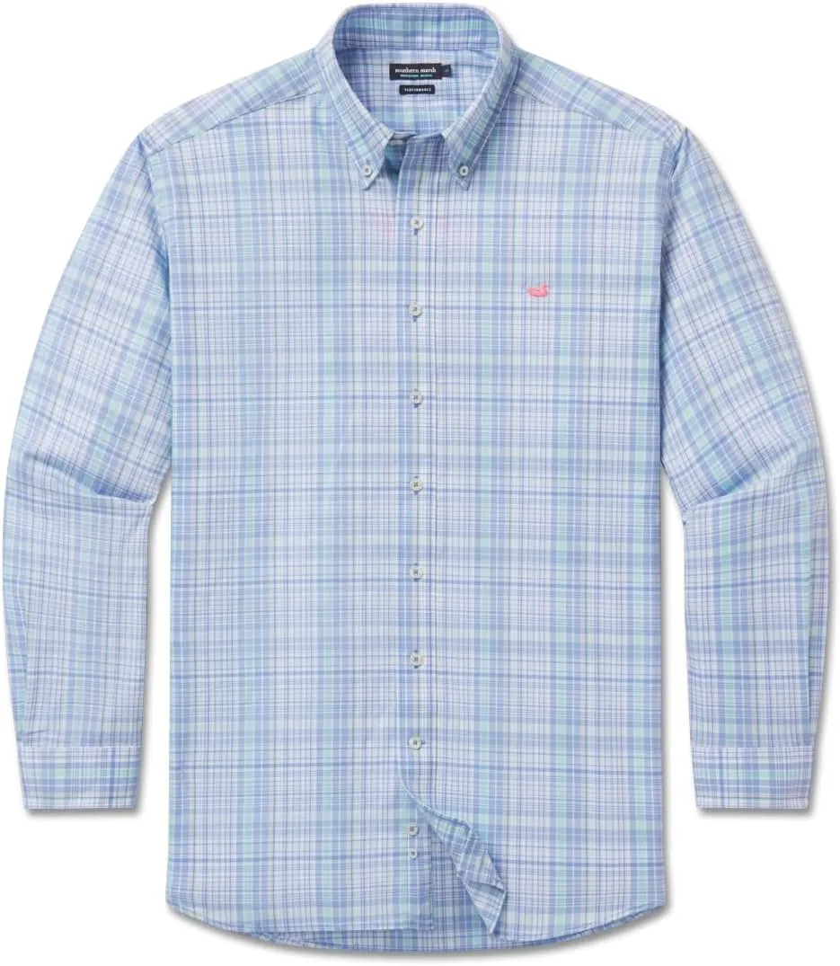 Southern Marsh Hays Performance Check Dress Shirt