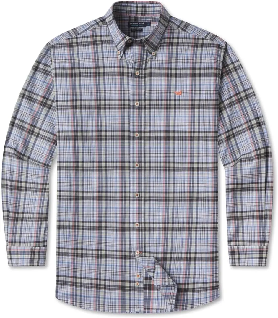 Southern Marsh Hays Performance Check Dress Shirt