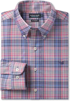 Southern Marsh Hays Performance Check Dress Shirt