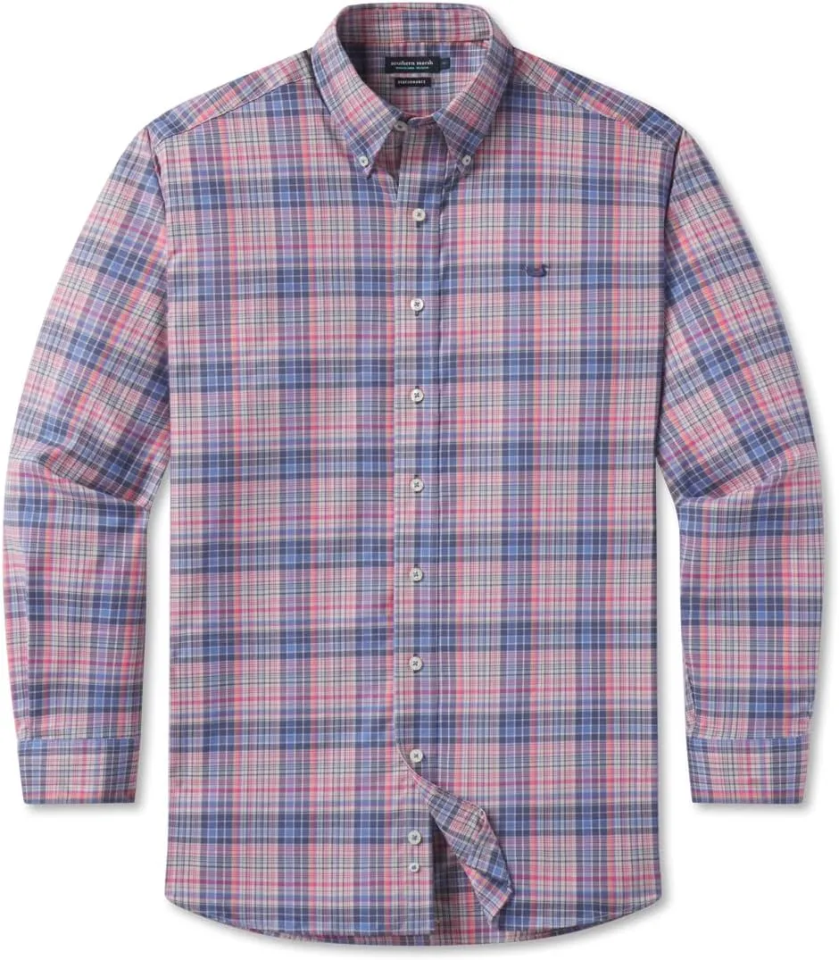 Southern Marsh Hays Performance Check Dress Shirt