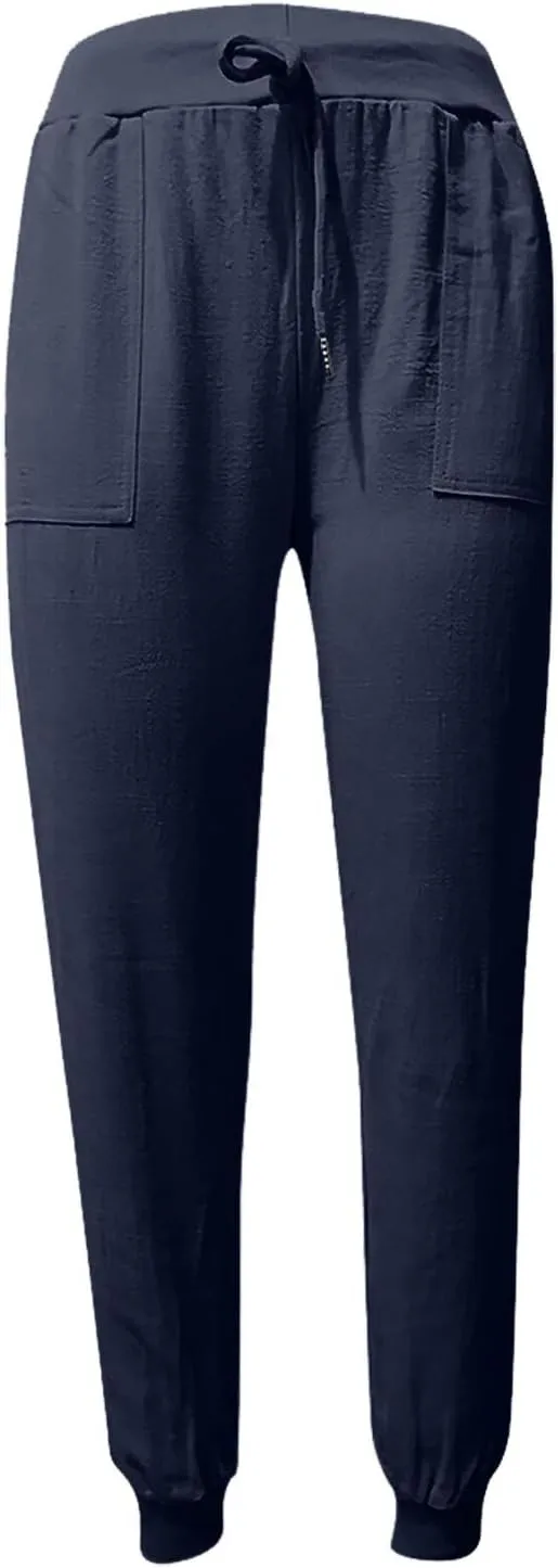 Sweater Wide Leg Pants Winter Velvet Work Slacks with Pockets Wide Leg Wide Leg