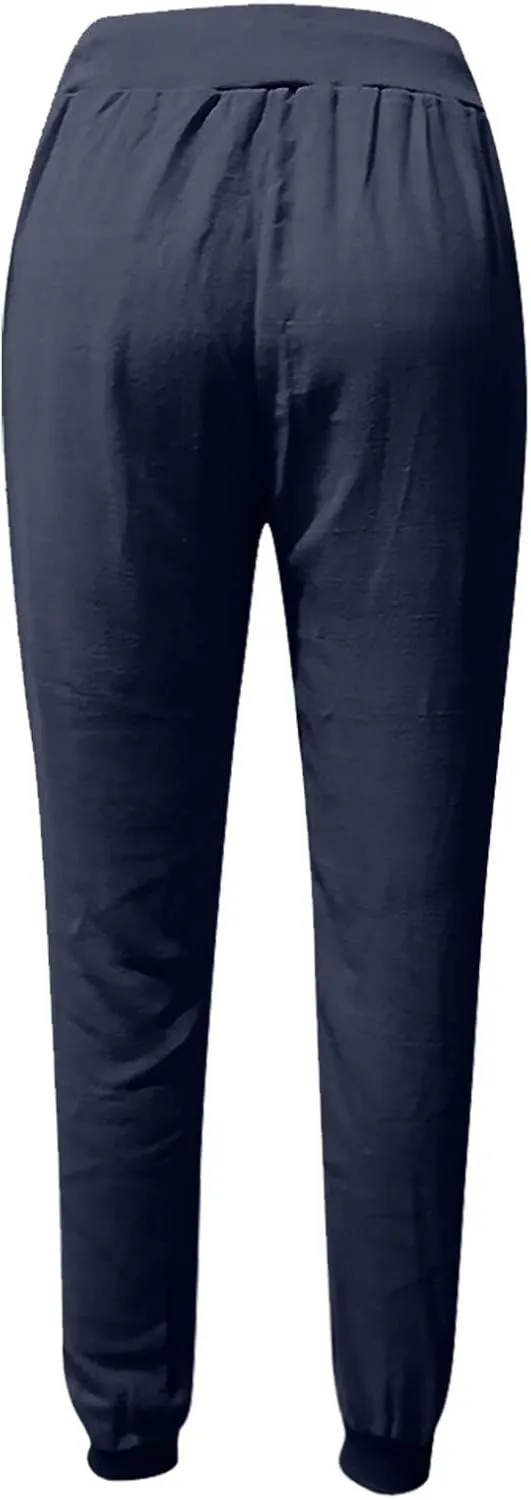 Sweater Wide Leg Pants Winter Velvet Work Slacks with Pockets Wide Leg Wide Leg
