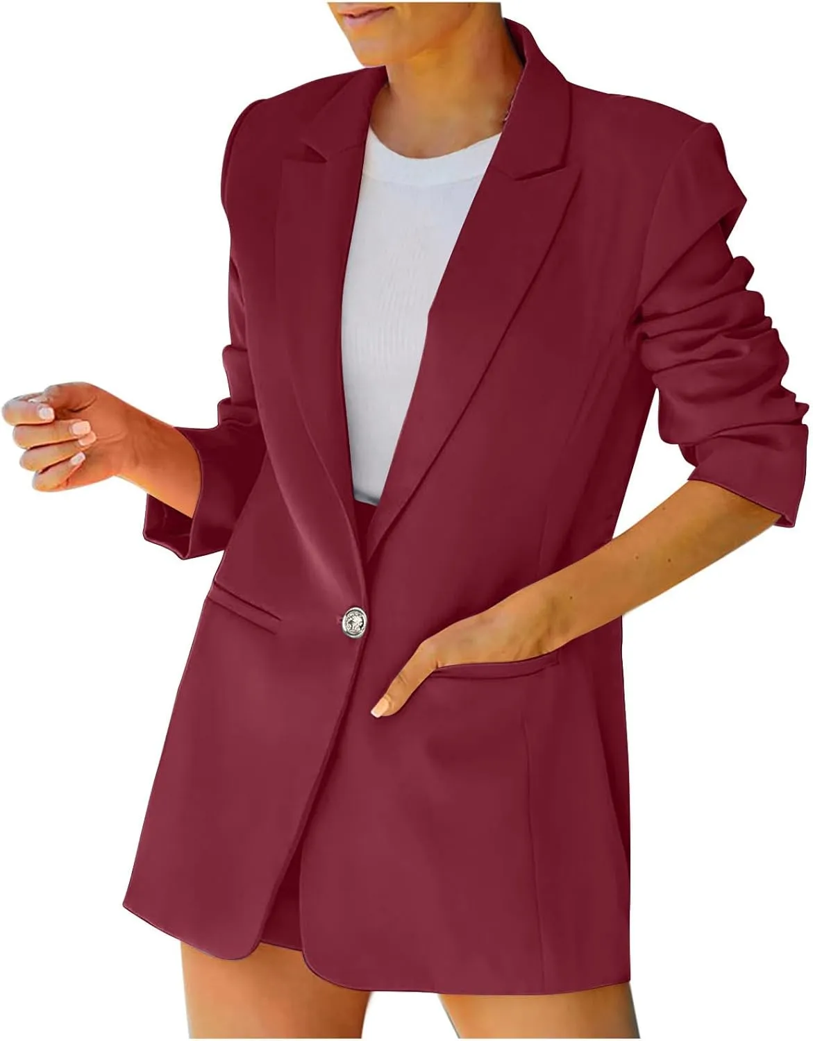 TARIENDY Fashion Jackets for Women 2025 Womens Lapel Business Jackets Long Sleeve Cardigan Winter Going Out Outfits 2025