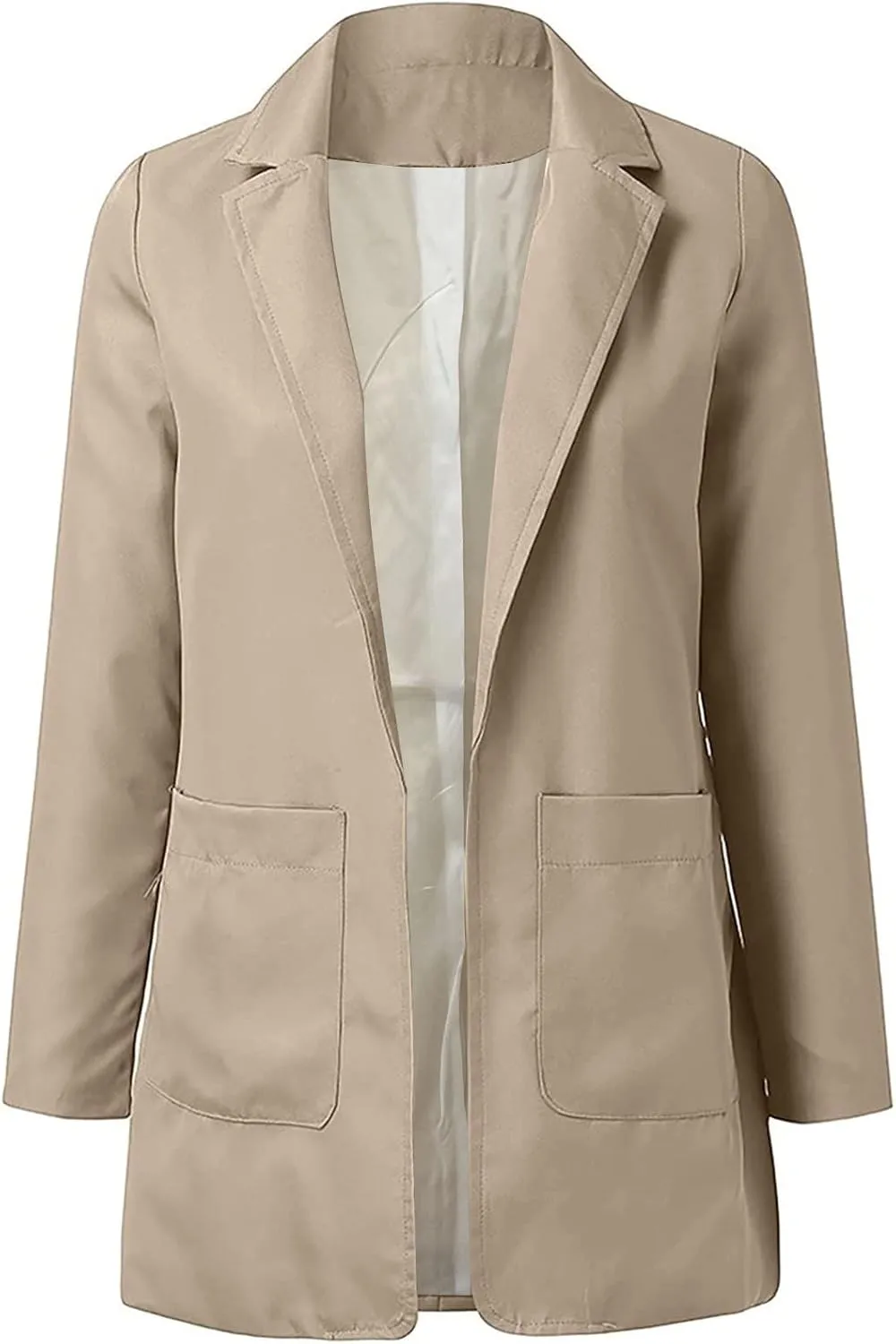 TARIENDY Office Suit Jacket for Women Ladies Open Front Casual Outfits Long Sleeve Suit Jacket Fashion Business Work Blazers