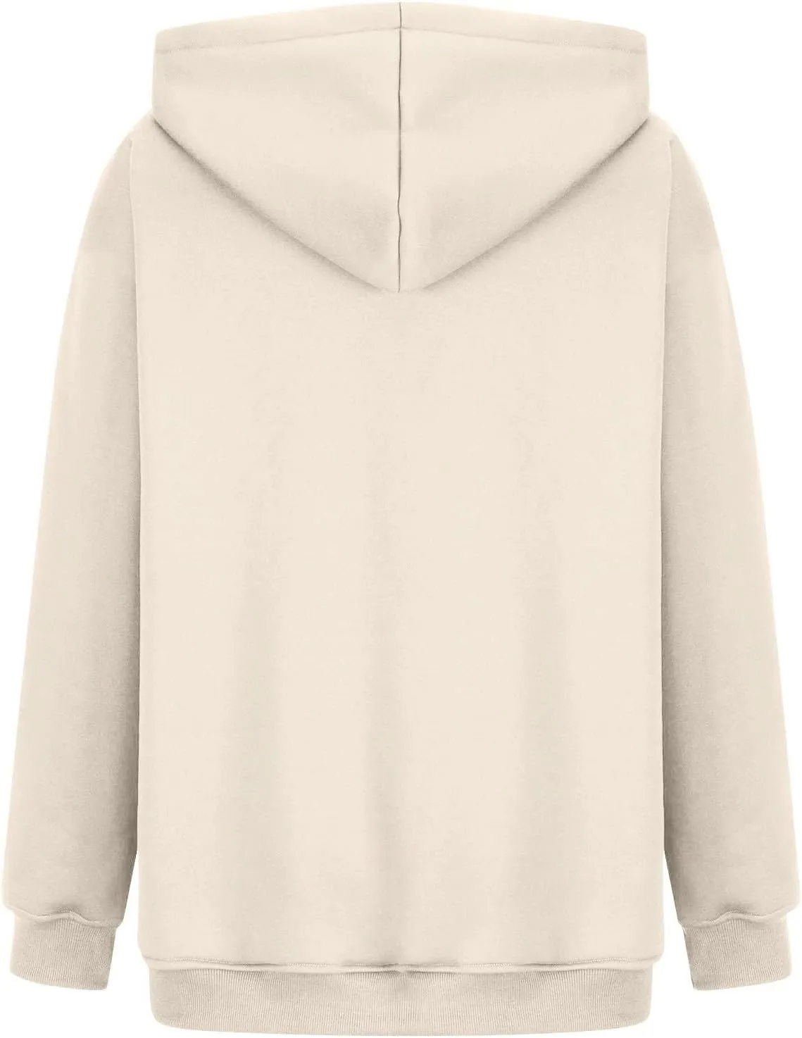 TWGONE Womens Hoodies Pullover Casual Long Sleeve Solid Lightweight Tops Loose Hooded Sweatshirt with Pocket