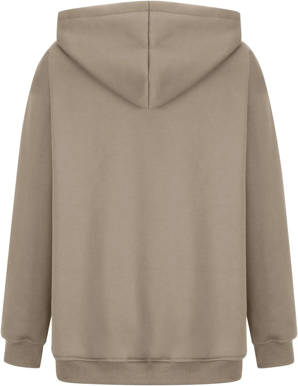 TWGONE Womens Hoodies Pullover Casual Long Sleeve Solid Lightweight Tops Loose Hooded Sweatshirt with Pocket
