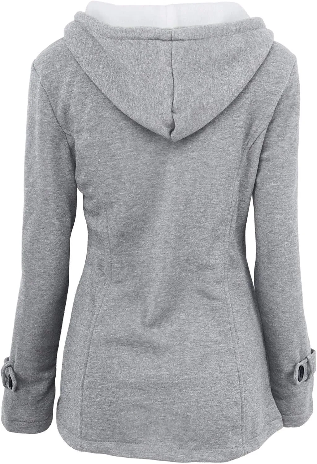 Women 2024 Winter Coat Plus Size Thicken Warm Wool Blend Windbreaker Jackets Fashion Fleece Lined Trench Coat Overcoats