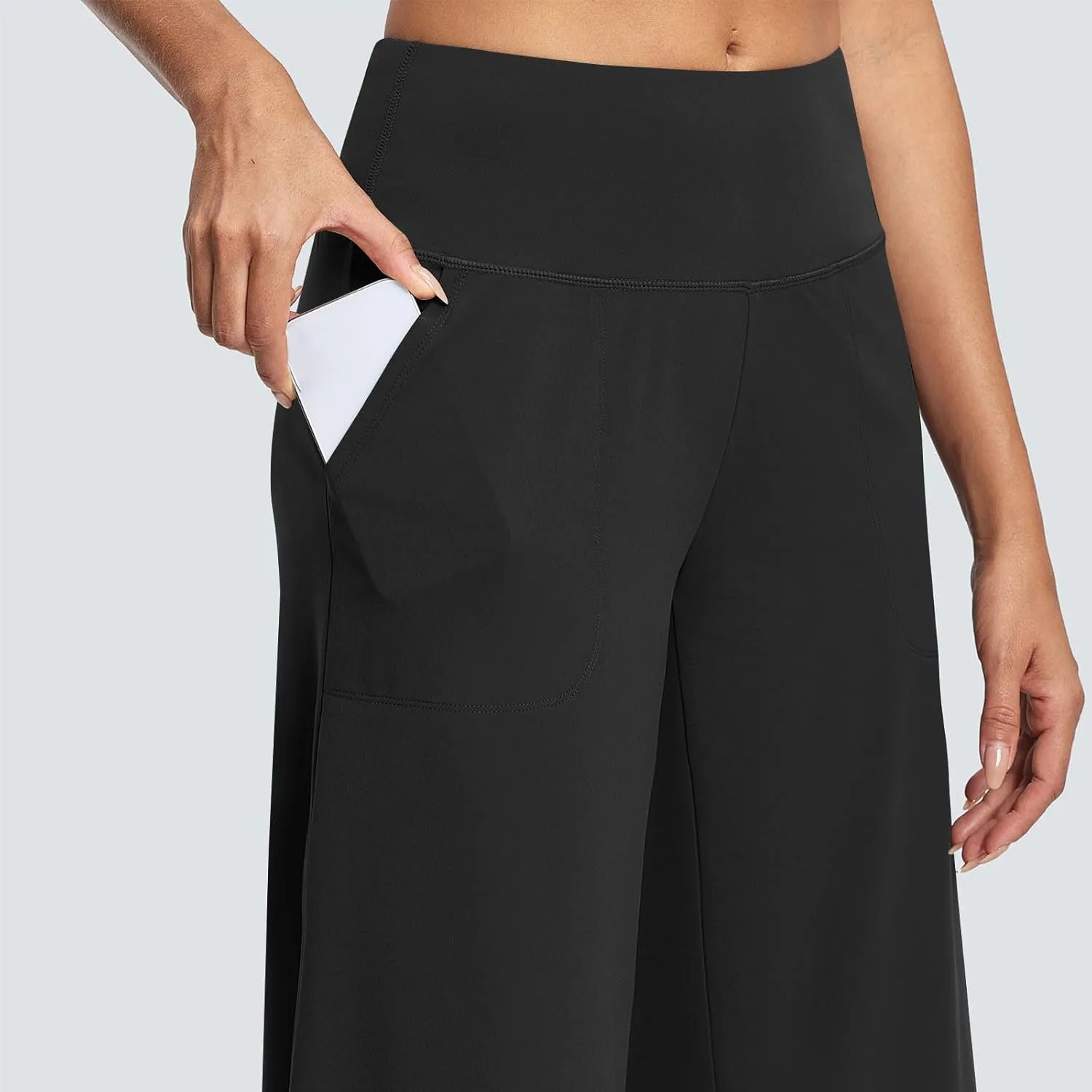 Women Cropped Work Pants Cargo Capris Trousers Plain 3/4 Length Short Pant Lightweight Sweatpants Bottoms