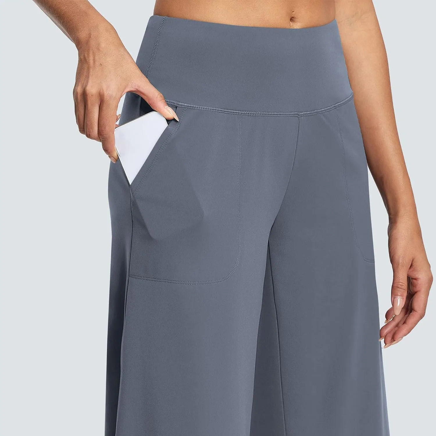 Women Cropped Work Pants Cargo Capris Trousers Plain 3/4 Length Short Pant Lightweight Sweatpants Bottoms