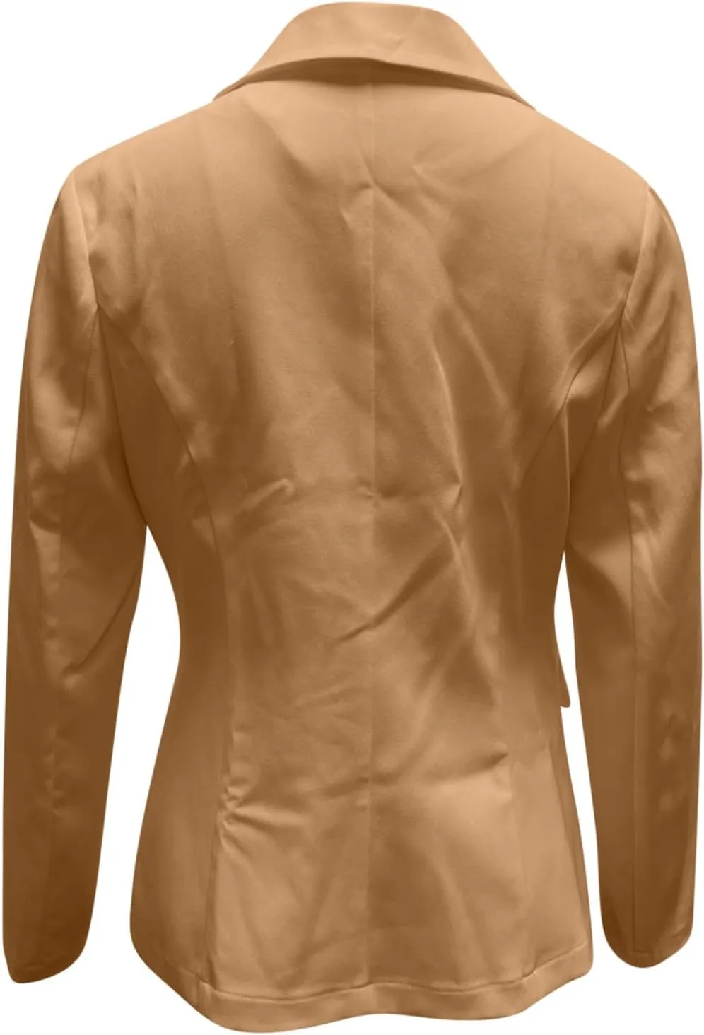 Women's Blazer Casual Business Blazers Long Sleeve Button Down Jacket Office Lapel Suit Coat with Pockets, Small