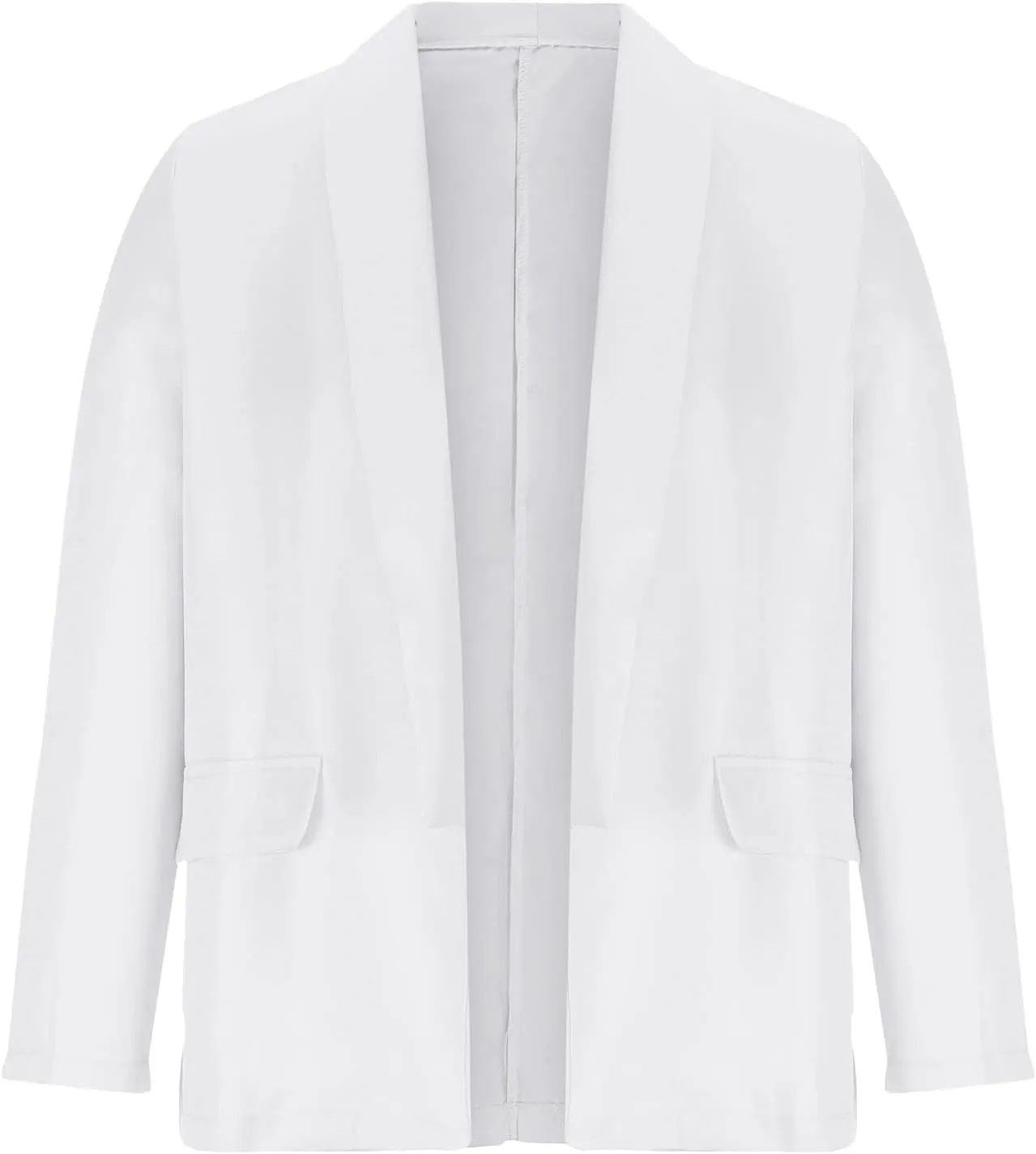 Womens Business Blazers Dressy Loose Lightweight Open Front Cardigan Jackets Long Sleeve Formal Work Suits with Pocket