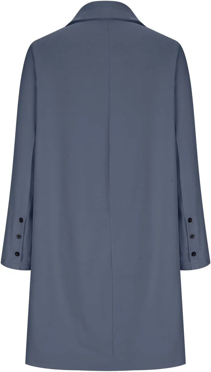Womens Classic Formal Solid Blazers Long Sleeve Open Front Cardigans Casual Comfy Slim Jacket Work Business Clothes