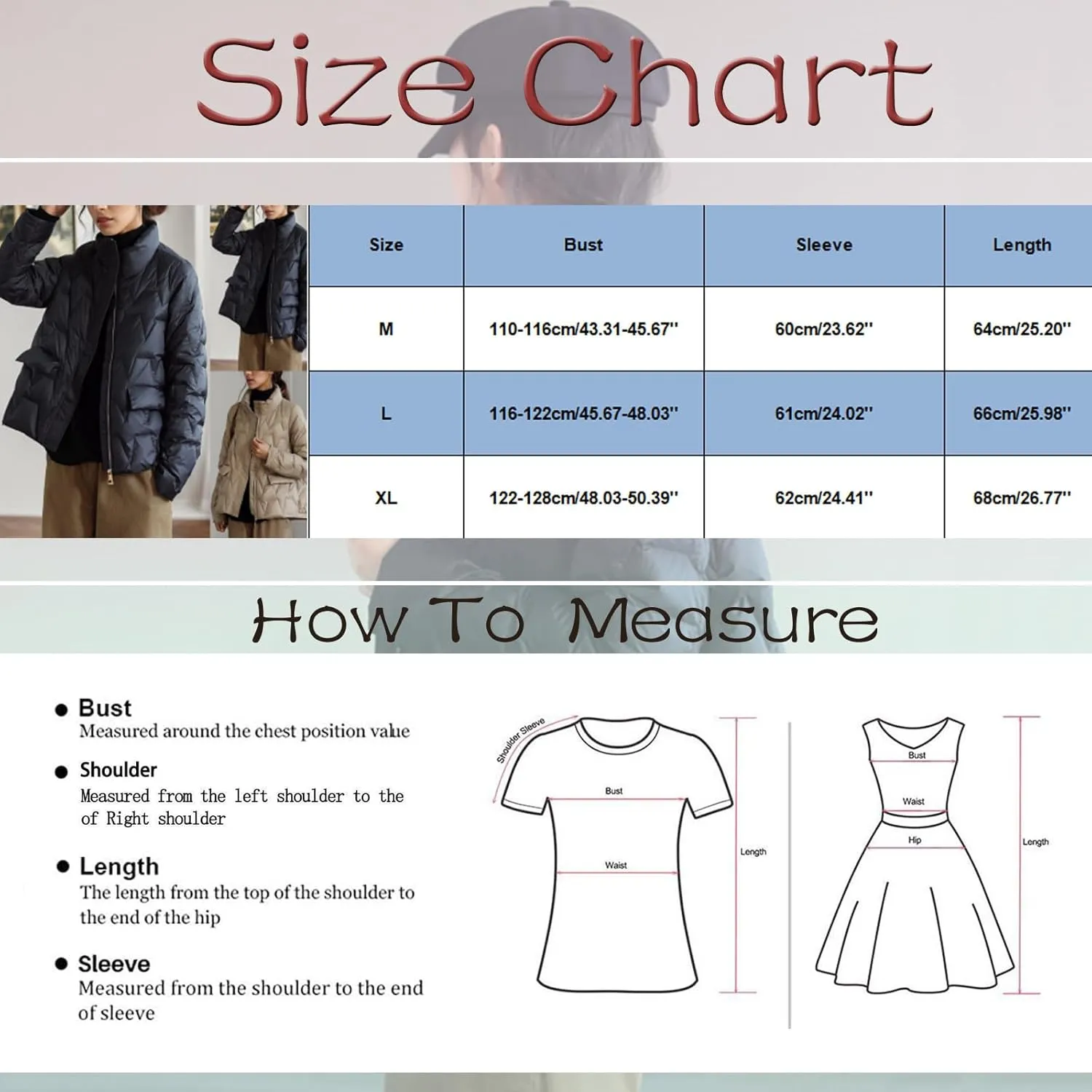 Women's Coats Winter Stand-Up Collar Down Puffer Coats Longline Padded Jacket Long Sleeve Warm Outwear