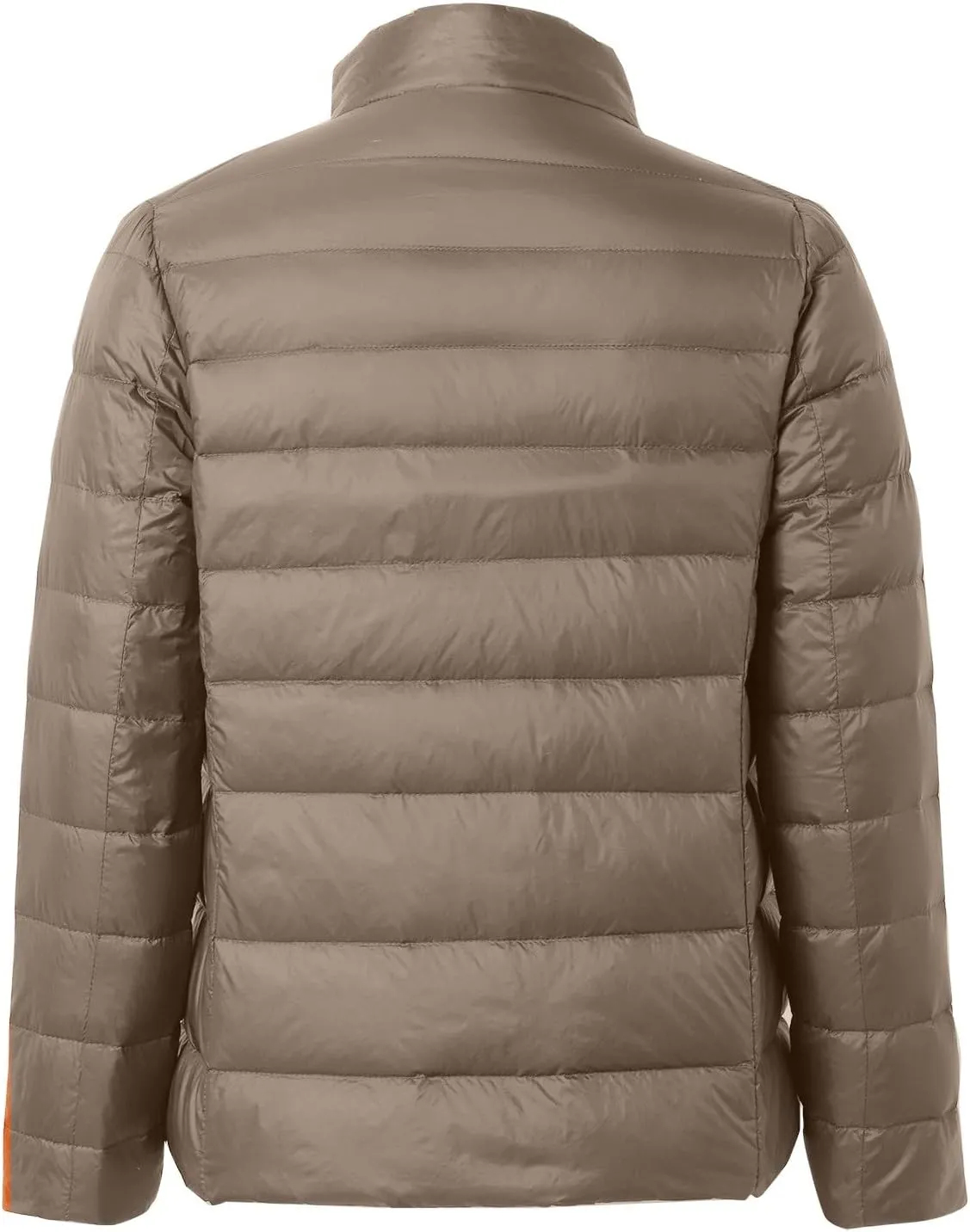 Womens Cropped Puffer Jacket Lightweight Packable Down Coat Casual Warm Zipper Long Sleeve Outwear 2024 Winter Coats