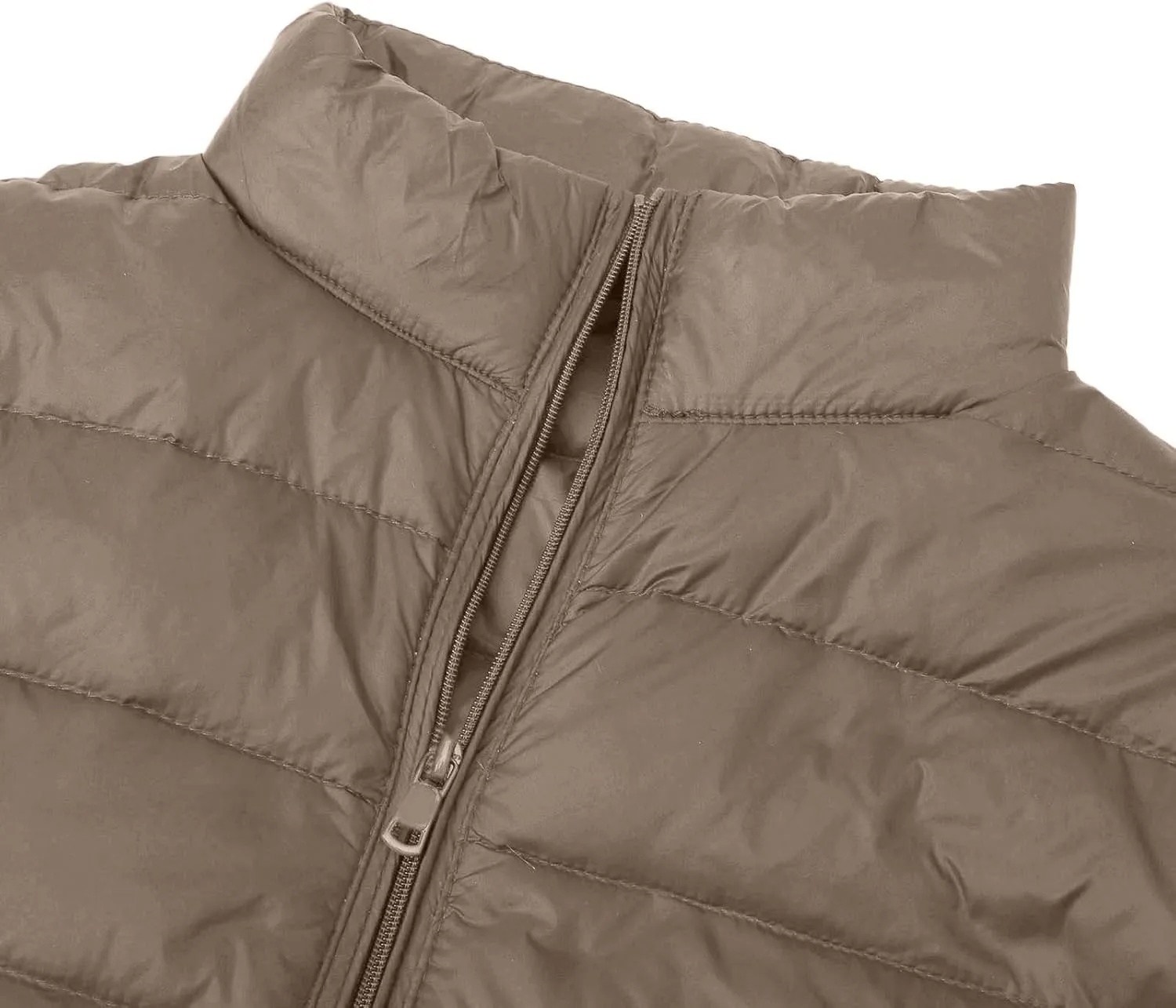 Womens Cropped Puffer Jacket Lightweight Packable Down Coat Casual Warm Zipper Long Sleeve Outwear 2024 Winter Coats