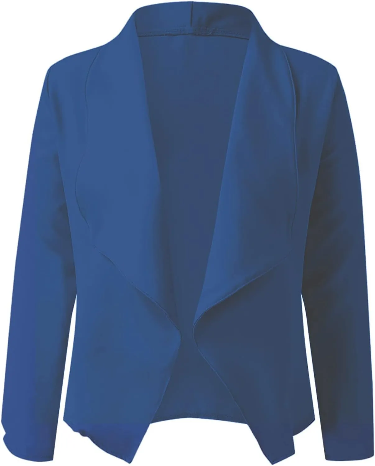 Women's Oversized Blazer Color Solid Open Front Cardigan Long Sleeve Casual Jacket Coat Casual Blazer