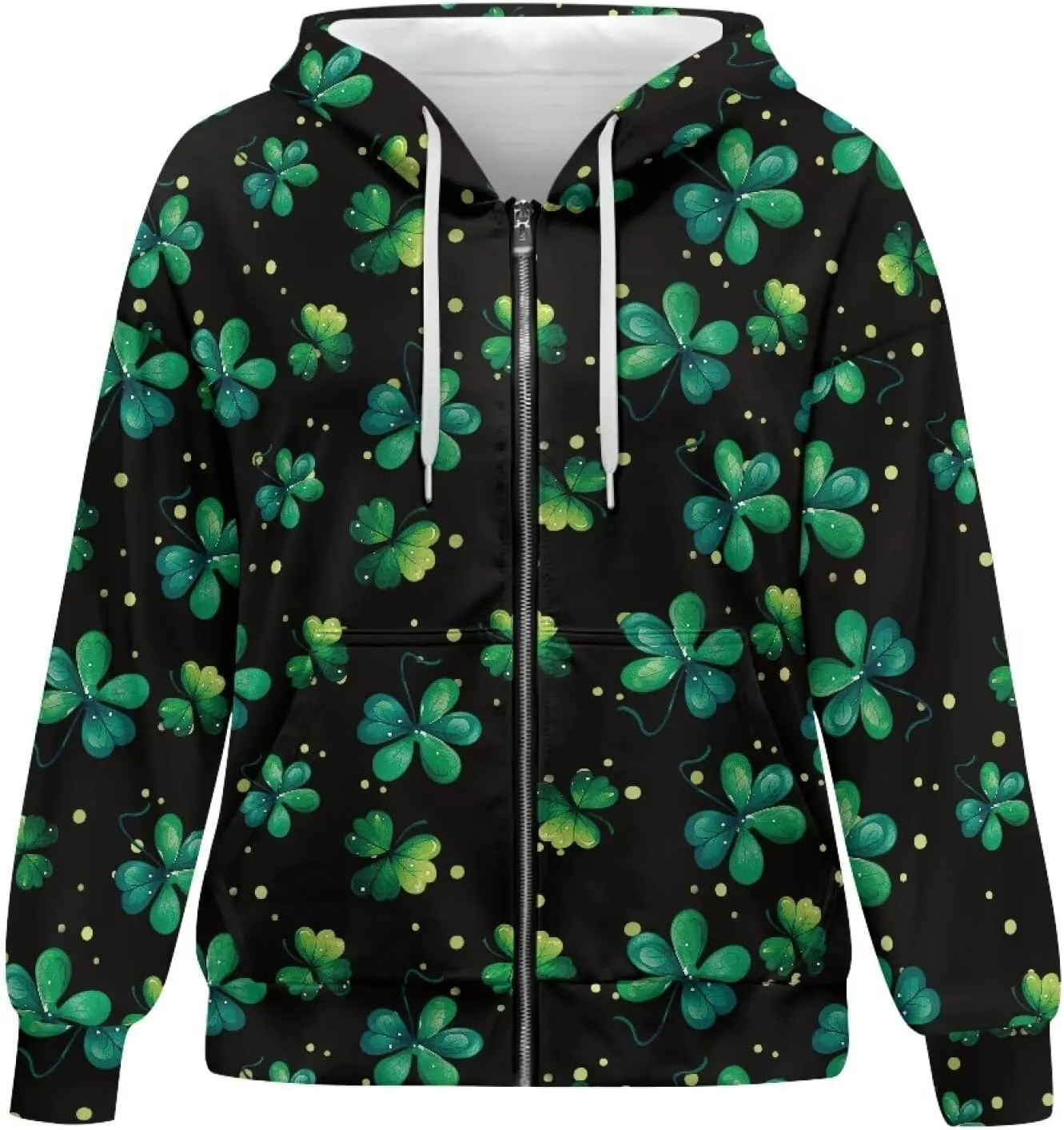 Womens Oversized Hoodies Zip Up Loose Sports Sweatshirt Coat with Pocket Lightweight Plus Size Hoodies Jackets
