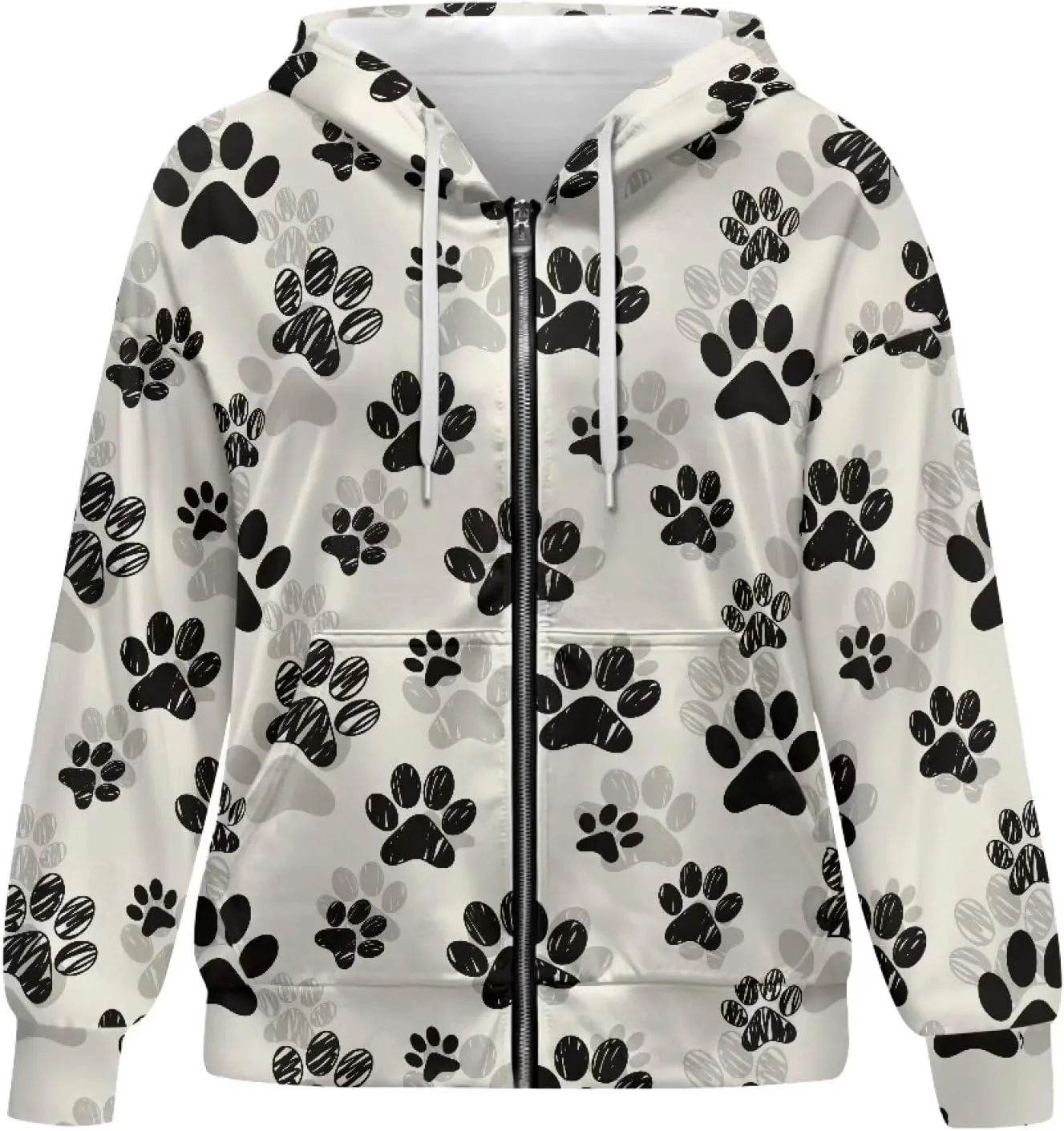 Womens Oversized Hoodies Zip Up Loose Sports Sweatshirt Coat with Pocket Lightweight Plus Size Hoodies Jackets