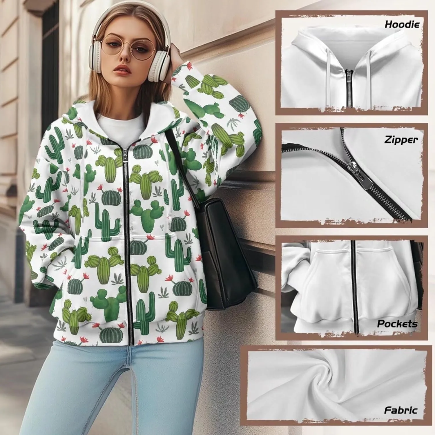 Womens Oversized Hoodies Zip Up Loose Sports Sweatshirt Coat with Pocket Lightweight Plus Size Hoodies Jackets