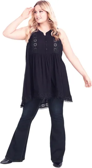 Women's Plus Size Shanda Pull On Flare Jean