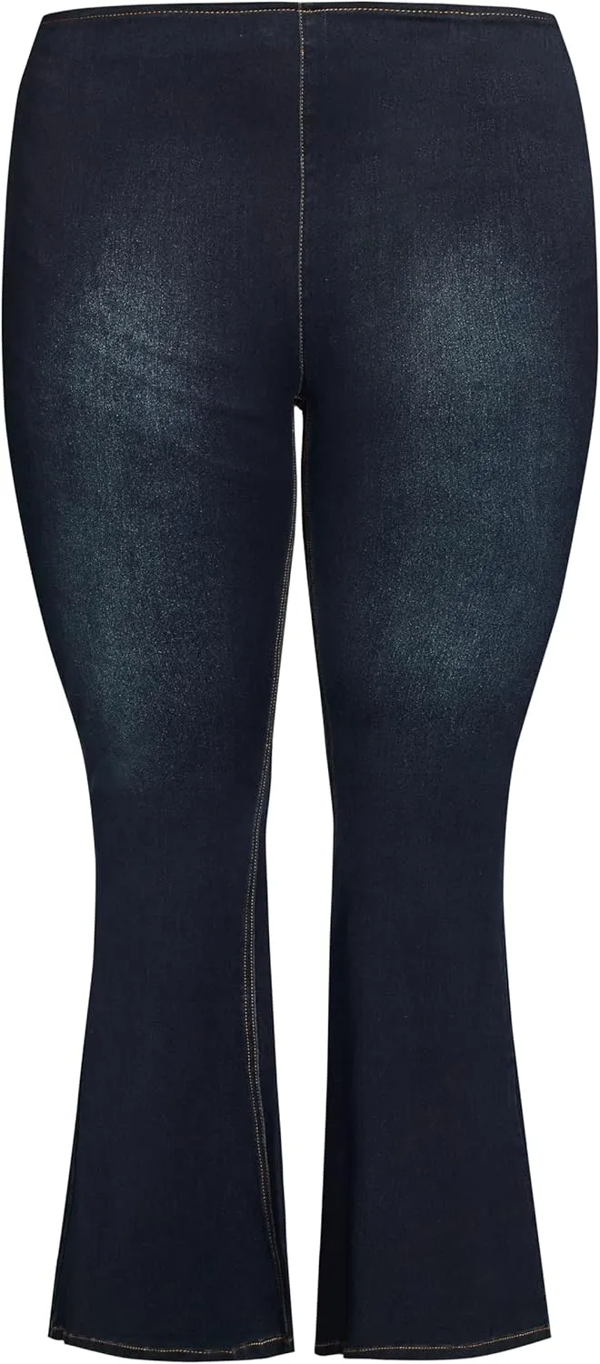 Women's Plus Size Shanda Pull On Flare Jean