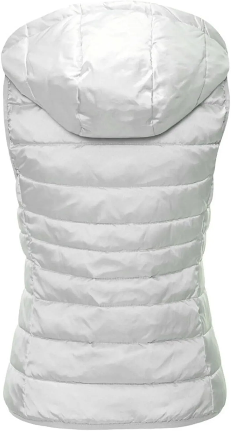 Womens Puffer Vest Sleeveless Puffy Jacket Packable Lightweight Down Vest Winter Down Waistcoat Casual Zip Up Outwear