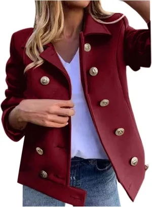 Women's Summer Blazer Button Long Sleeve Lapel Dressy Casual Business Comfortable Comfort Fit Fashion Work Suit