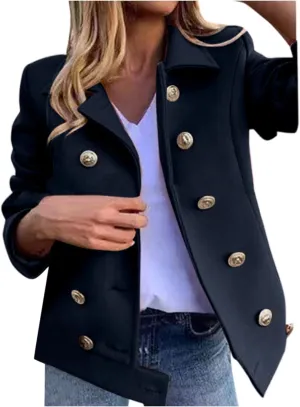 Women's Summer Blazer Button Long Sleeve Lapel Dressy Casual Business Comfortable Comfort Fit Fashion Work Suit