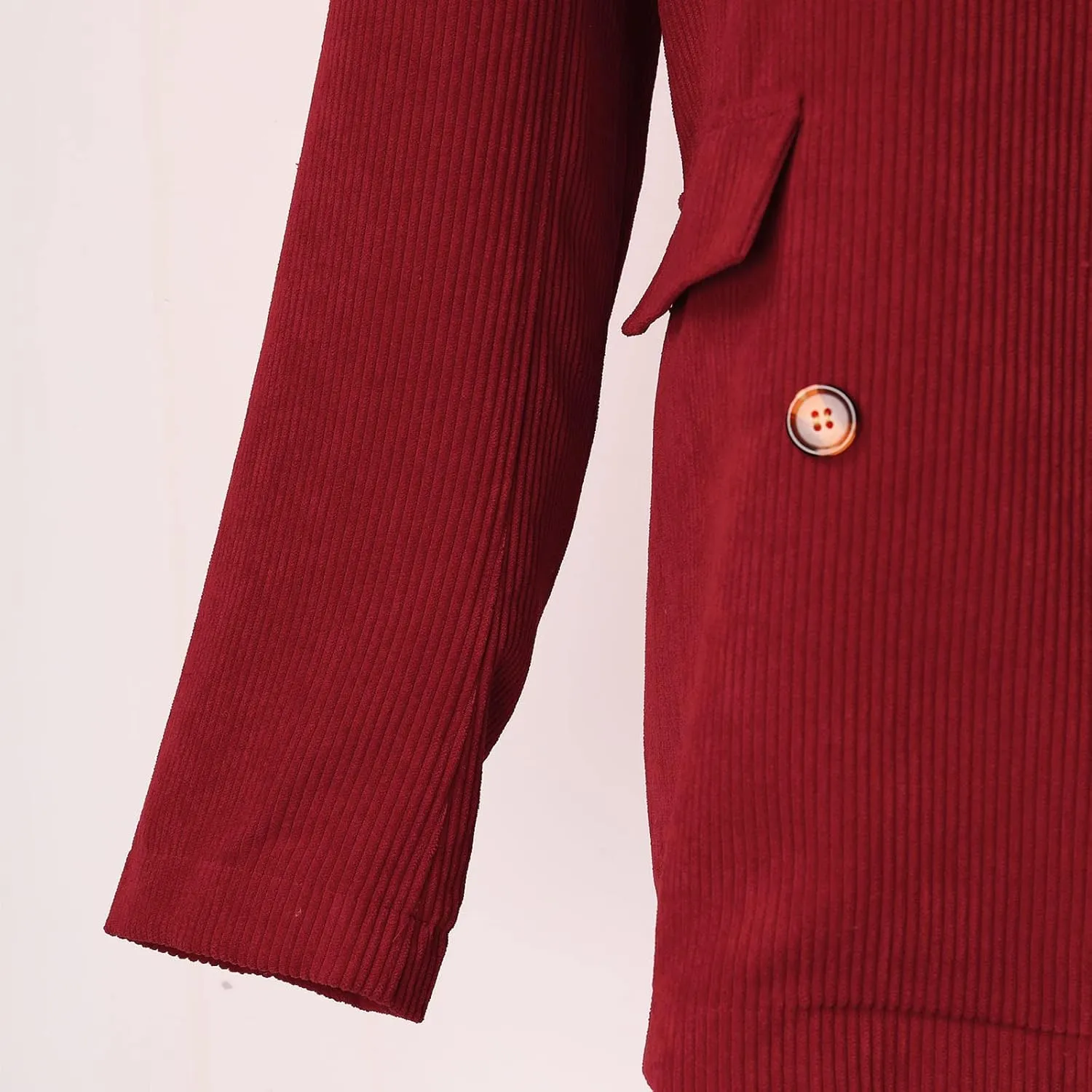 Women's Summer Blazer Button Long Sleeve Pocket Lapel Casual Business Convenient Soft Comfy Stylish Lightweight