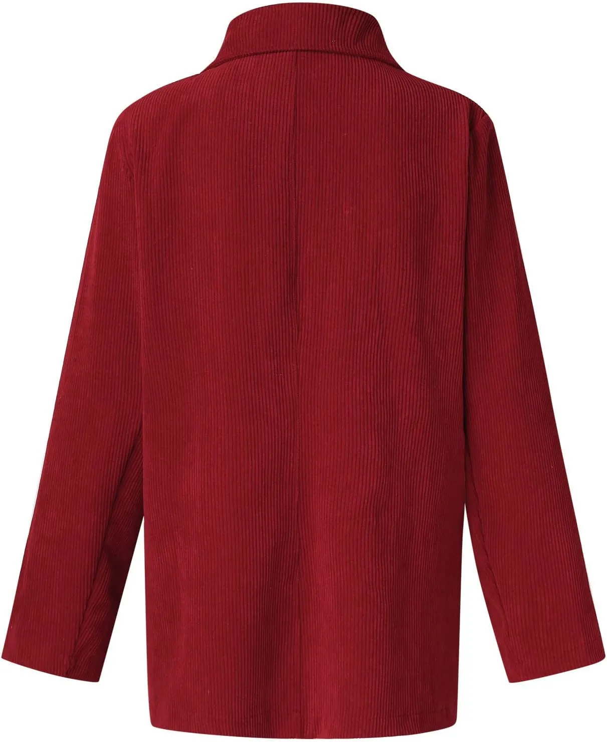 Women's Summer Blazer Button Long Sleeve Pocket Lapel Casual Business Convenient Soft Comfy Stylish Lightweight
