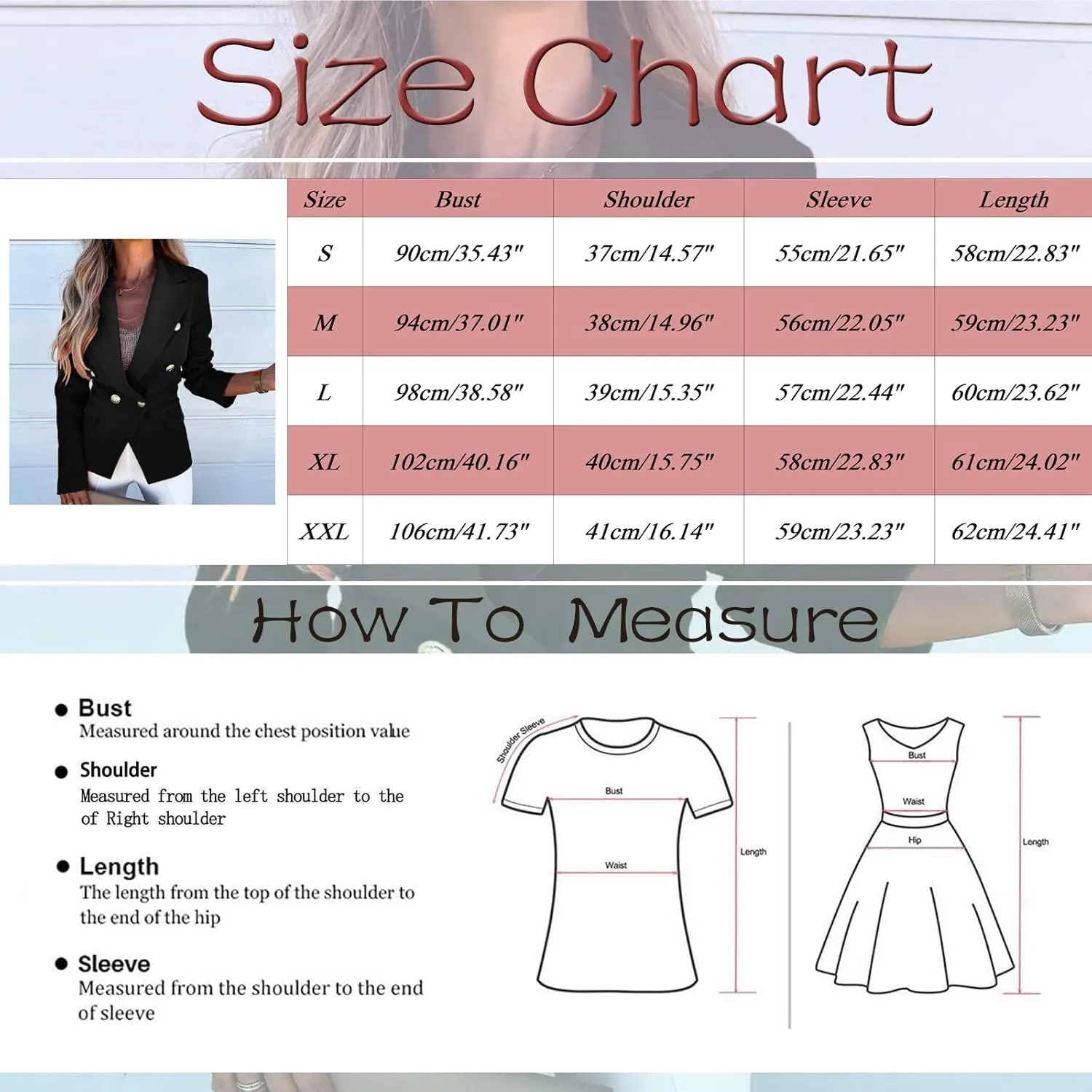 Women's Summer Blazer Button Long Sleeve Pocket Lapel Elegant Trendy Elegant Comfort Fit Fashion Lightweight