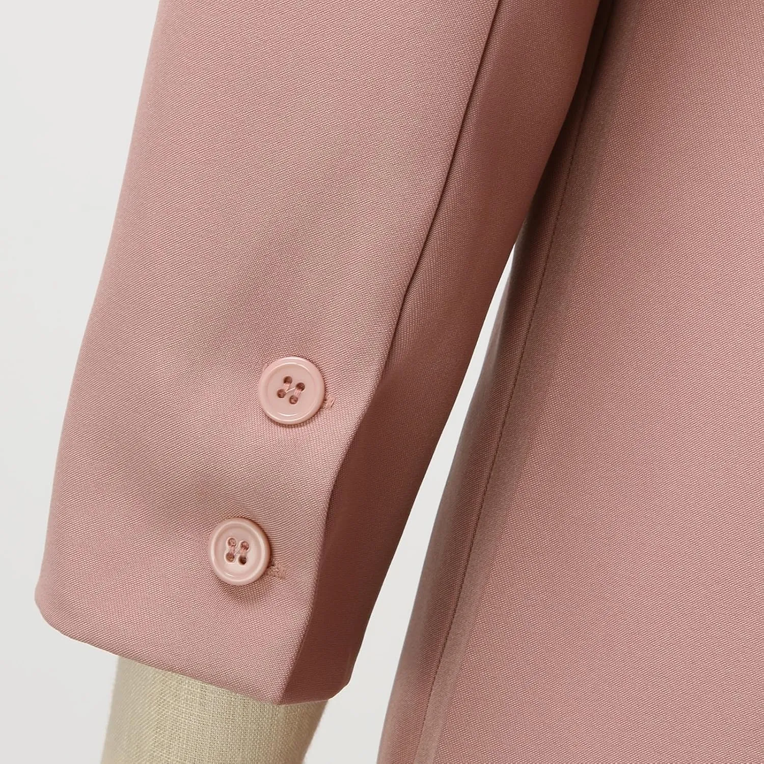 Women's Summer Blazer Button Long Sleeve Pocket Lapel Elegant Trendy Outdoor Solid Color Fashion Suit Jackets
