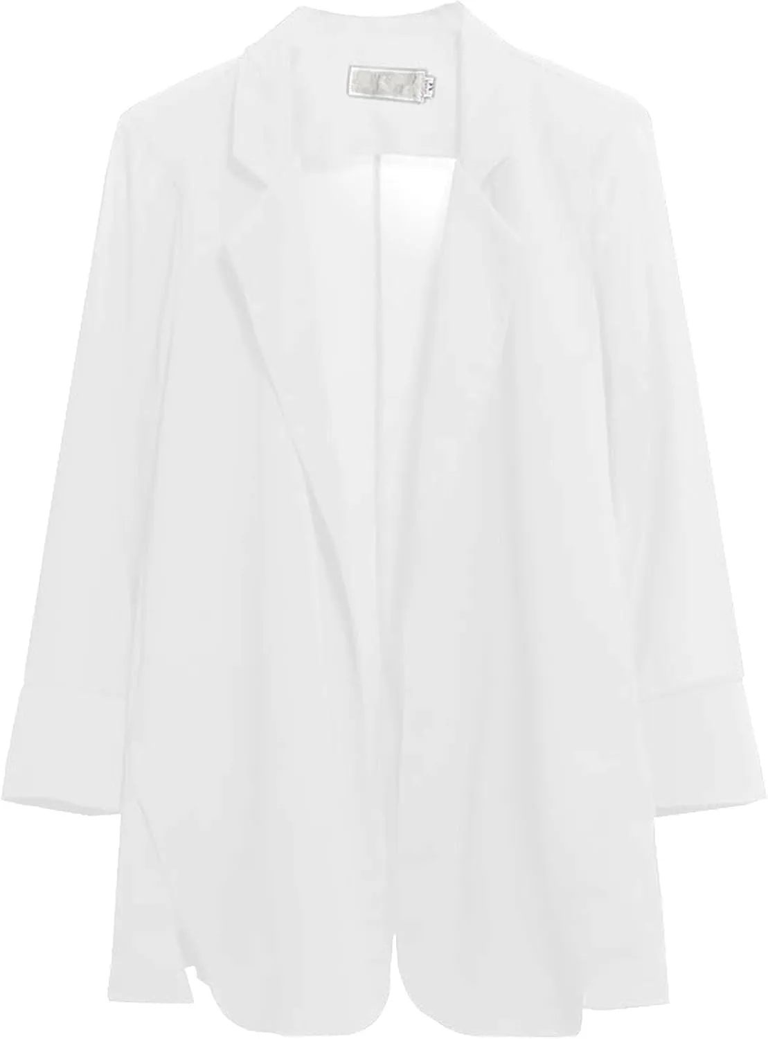 Women's Summer Blazer Lapel 3/4 Sleeve Dressy Elegant Trendy Comfortable Soft Comfy Fashion Suit Jackets