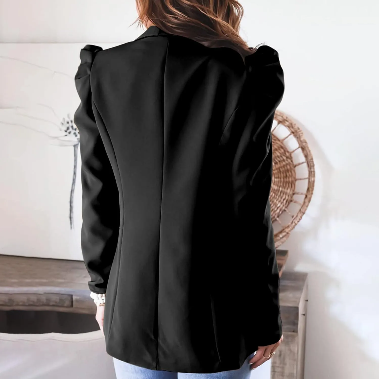 Women's Summer Blazer Lapel Sleeveless Pocket Dressy Elegant Trendy Comfortable Soft Comfy Stylish Suit Jackets