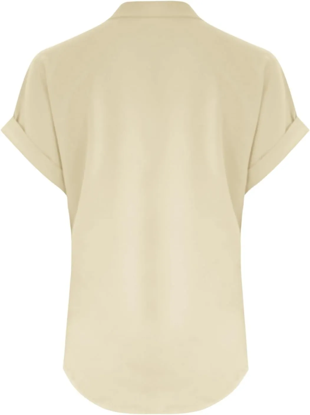 Womens Summer Tops Lightweight Trendy Linen Shirts Comfy Button Down Short Sleeve V Neck Tops Casual Dressy Blouses