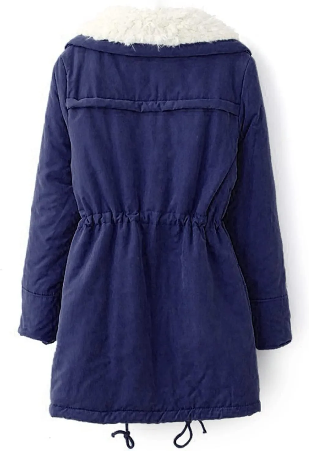 Women's Warm Plus Fleece Workwear Jacket Solid Jacket Hooded Jacket Long Sleeve Women Utility Jacket with Hood
